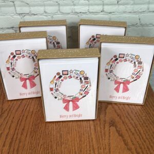 Graphique Christmas Cards 4 Sets of 15 perfect for Makeup Artists for clients